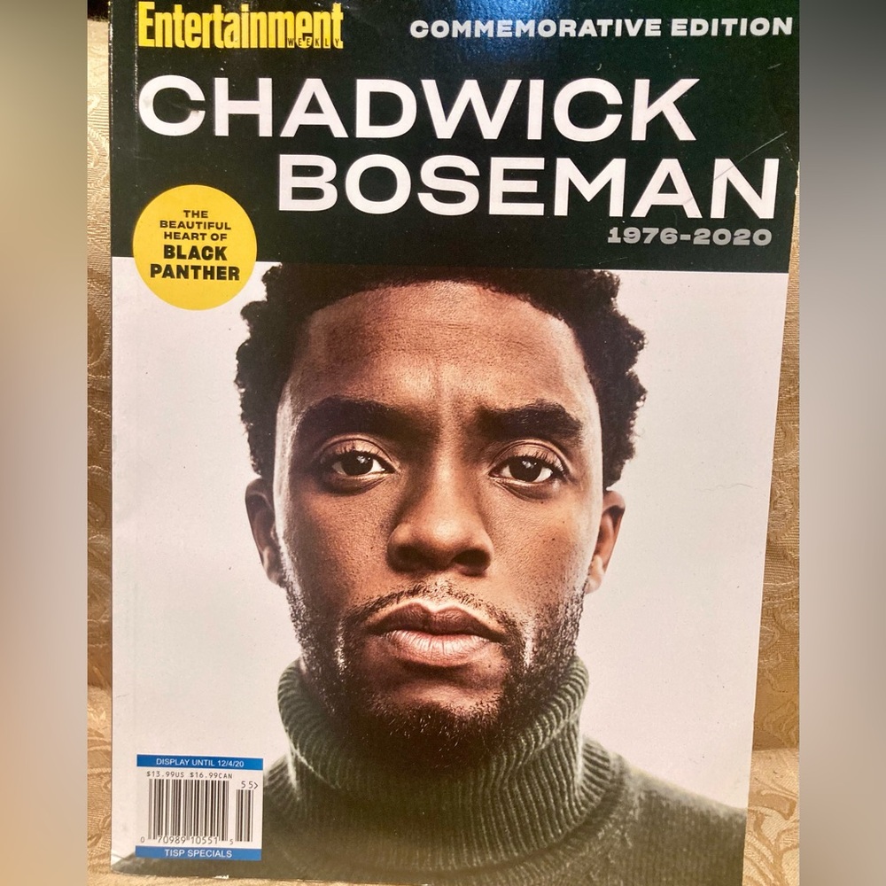 CHADWICK BOSEMAN Pics Magazine Commemorative Entertainment Weekly Black Panther